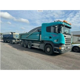 Scania R490 8x4 Tipper with BRIAB tipper trailer